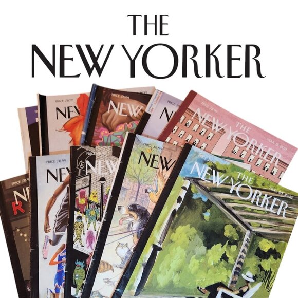 The New Yorker Magazine Bundle Lot of 7 Magazines RANDOM DATES Reading bundle Yo - Picture 1 of 14